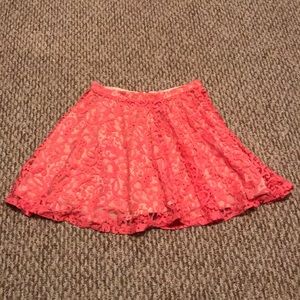 Hot Pink Skater Skirt
